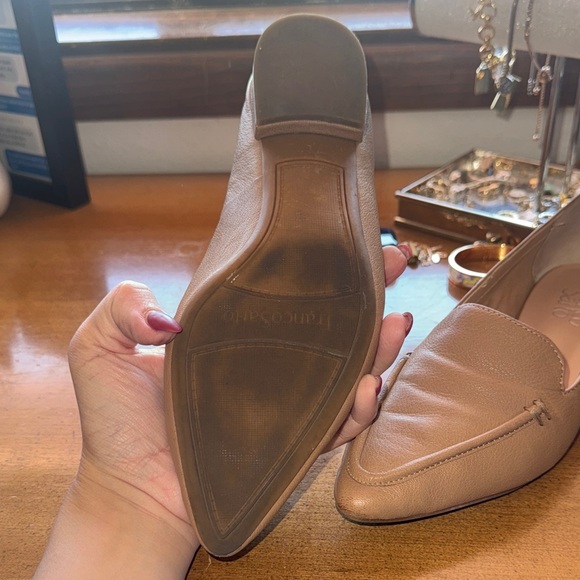 Franco Sarto Women's Beige Loafers - Picture 4 of 6